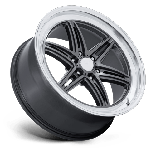 American Racing Ar953 Groove 6 Drag 17X10 6X139.7 +35MM Anthracite W/ Diamond Cut Lip