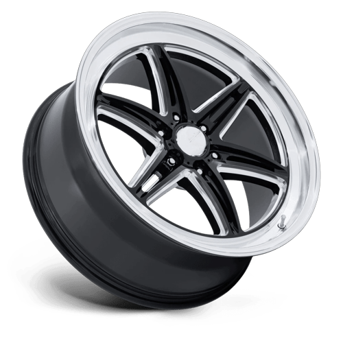 American Racing Ar953 Groove 6 Drag 17X10 6X135 +38MM Gloss Black Milled W/ Dc Lip