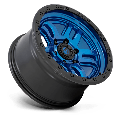 Fuel Off-Road Aluminum Wheels 20X10 Ammo D790 Blue W/ Black Lip