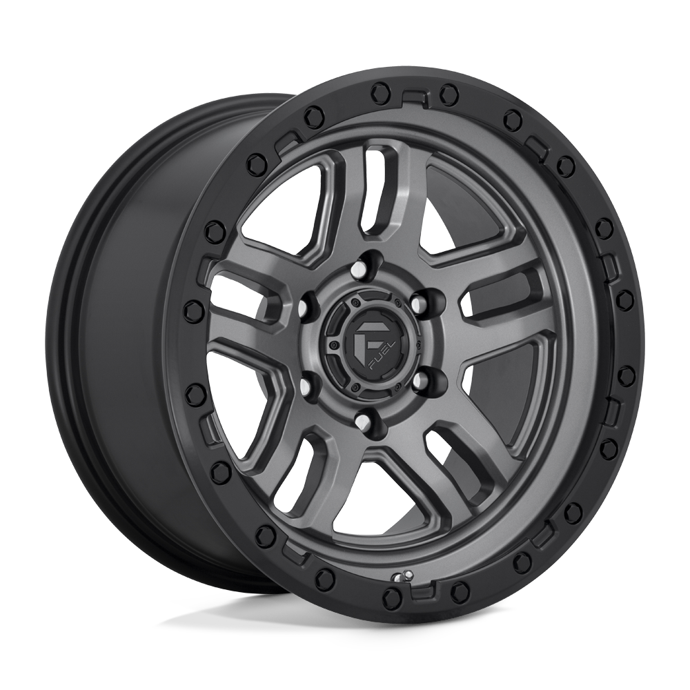 Fuel Off-Road D701 17X9 Matte Gunmetal Black Bead Ring 5x127 +1mm