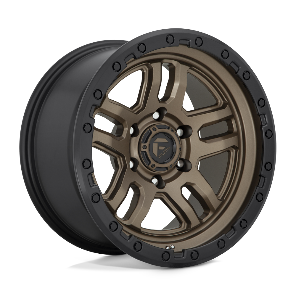 Fuel Off-Road D702 17X9 Matte Bronze Black Bead Ring 5x127 +1mm