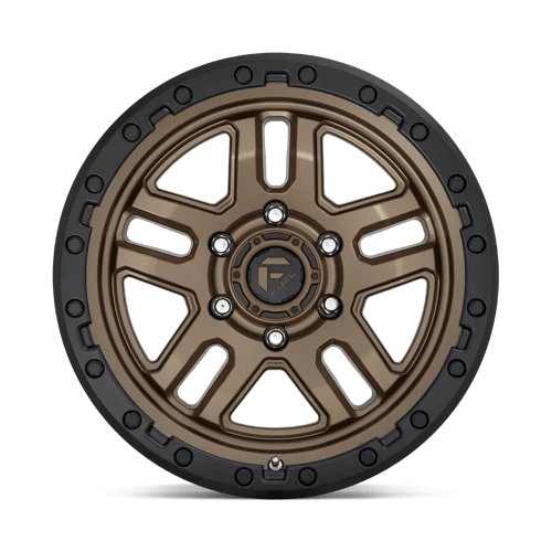 Fuel Off-Road Aluminum Wheels 20X10 Ammo D702 Matte Bronze Black Bead Ring