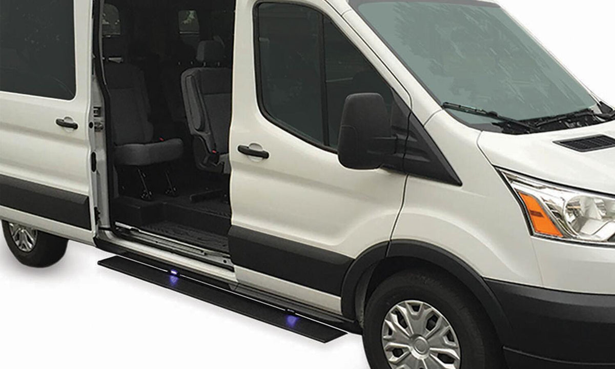AMP Research 19-21 Mercedes Sprinter Van PowerStep - Black - 76264-01A