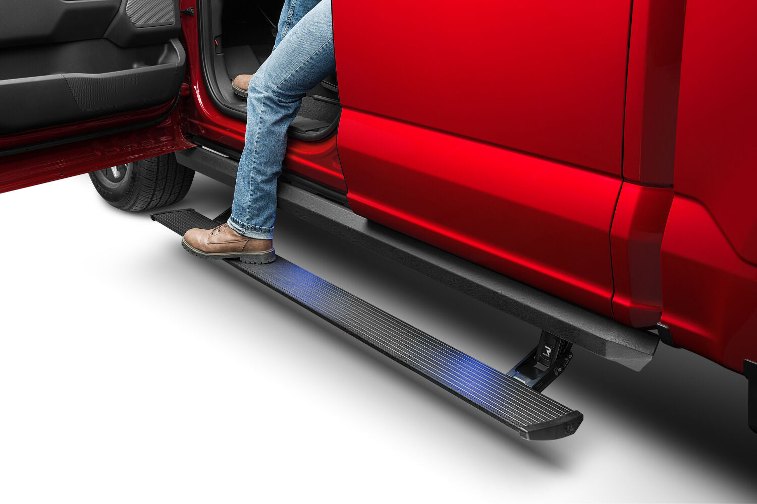 AMP Research 2007-2017 Toyota Tundra Extended Crew Cab (Plug N Play) PowerStep XL - Black - 77137-01A for 2007-2021 Toyota Tu