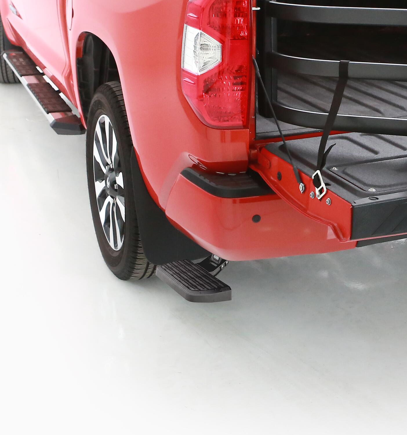 AMP Research 2016-2017 Toyota Tundra 2016 BedStep - Black - 75316-01A for 2016-2020 Toyota Tundra - front view