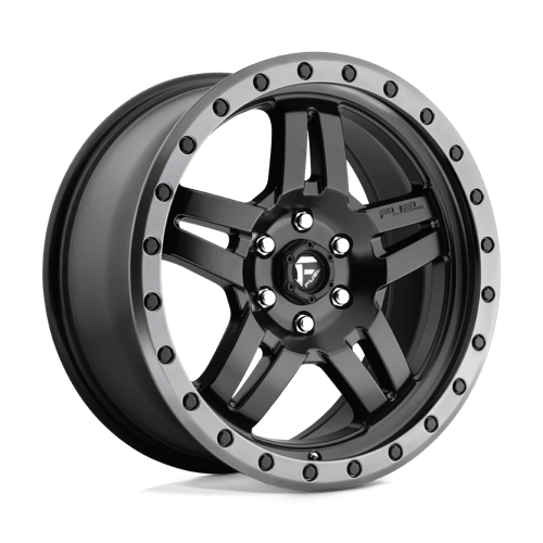 Fuel Off-Road Aluminum Wheels 18X8 Anza D557 Matte Black Gunmetal Ring
