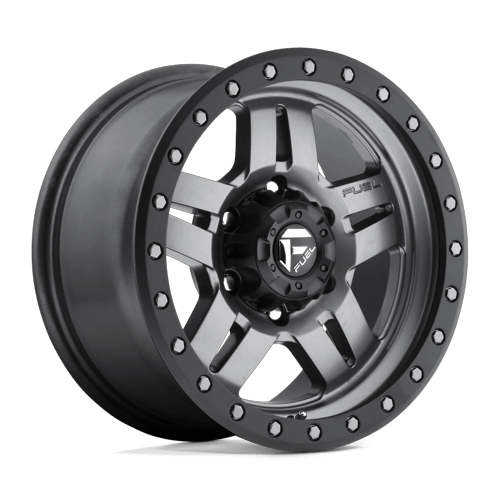 Fuel Off-Road Aluminum Wheels 16X8 Anza D558 Matte Gunmetal Black Bead Ring