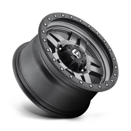 Fuel Off-Road Aluminum Wheels 16X8 Anza D558 Matte Gunmetal Black Bead Ring