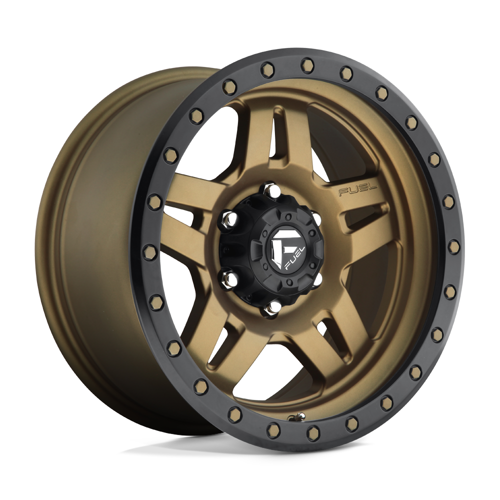 Fuel Off-Road Aluminum Wheels 20X9 Anza D583 Matte Bronze Black Bead Ring