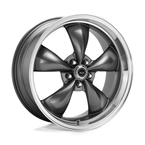 American Racing Ar105 Torq Thrust M 16X7 5X100 +35MM Anthracite W/ Machined Lip