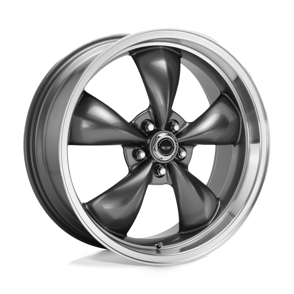 American Racing Ar105 Torq Thrust M 18X9 5X114.3 +24MM Anthracite W/ Machined Lip