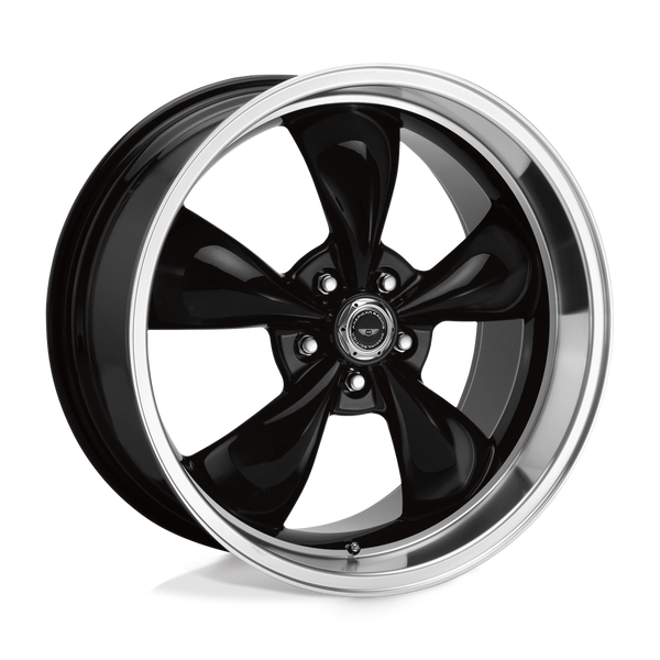 American Racing Ar105 Torq Thrust M 18X8 5X127 +0MM Gloss Black W/ Machined Lip