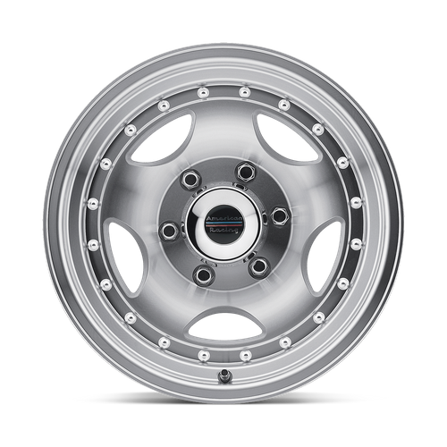 American Racing Ar23 15X8 5X127 -19MM Machined W/ Clear Coat