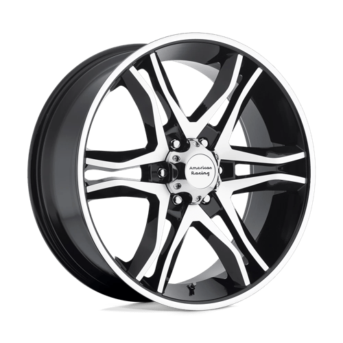 American Racing Ar893 Mainline 17X8 6X139.7 +0MM Gloss Black Machined
