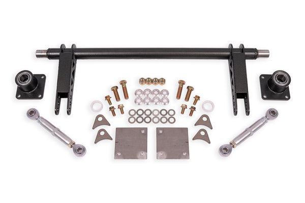 BMR 79-04 Ford Mustang 1.375in Rear Weld-on Anti-roll Bar Kit Hollow - Black Hammertone - ARB732H