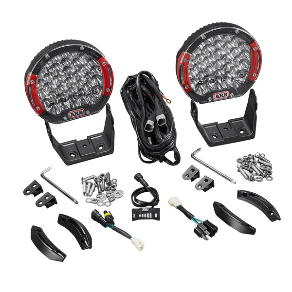 ARB Intensity SOLIS 36 2 Spot Kit With Loom - SJB36SKIT by ARB - front view