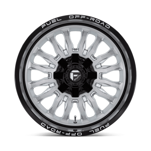 Fuel Off-Road D798 20X10 Silver Brushed Face W/ Milled Black Lip 6x135/5.5 -18mm