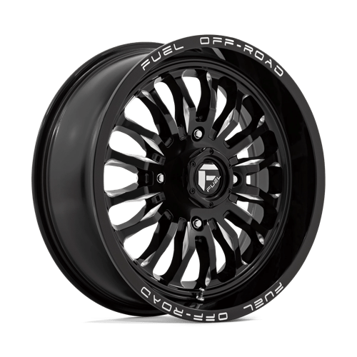 Fuel Off-Road Aluminum Wheels 20X7 Arc Utv D821 Gloss Black Milled