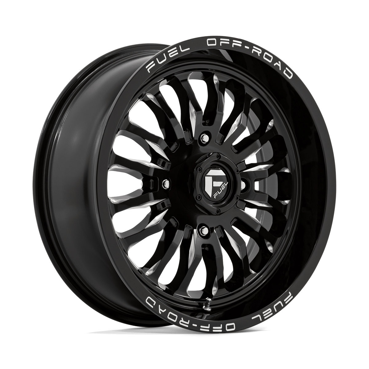 Fuel Off-Road D821 18X7 Gloss Black Milled 4x156 +13mm