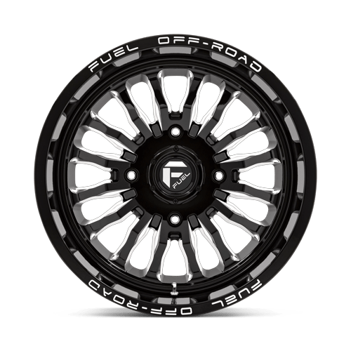 Fuel Off-Road Aluminum Wheels 20X7 Arc Utv D821 Gloss Black Milled