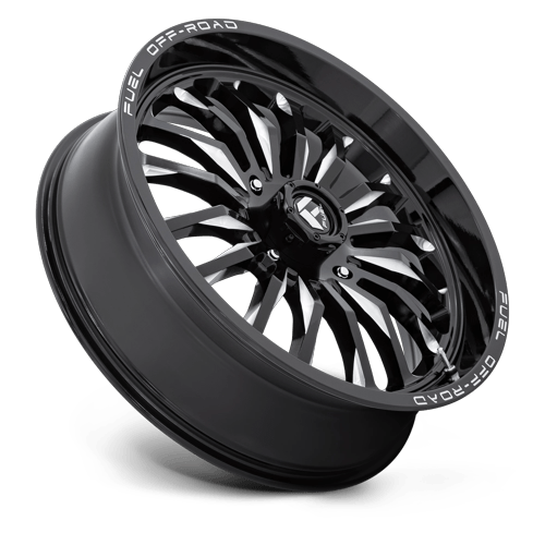 Fuel Off-Road Aluminum Wheels 22X7 Arc Utv D821 Gloss Black Milled