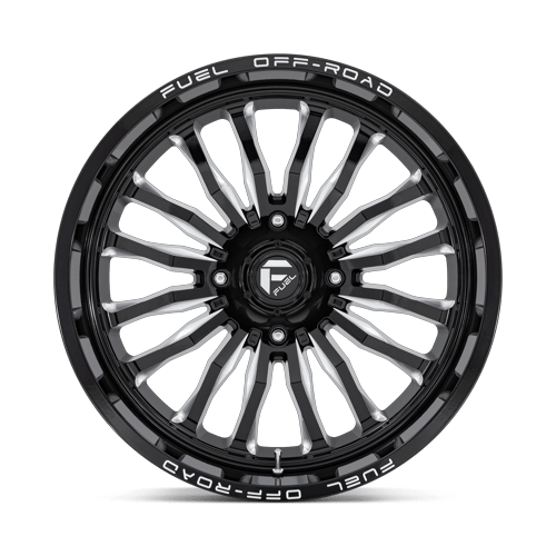 Fuel Off-Road Aluminum Wheels 22X7 Arc Utv D821 Gloss Black Milled