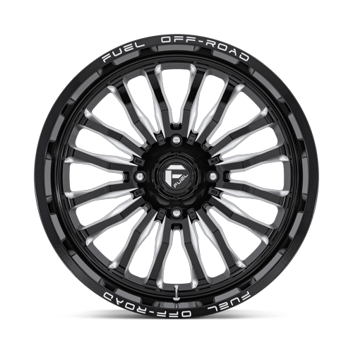 Fuel Off-Road D821 22X7 Gloss Black Milled 4x156 +13mm