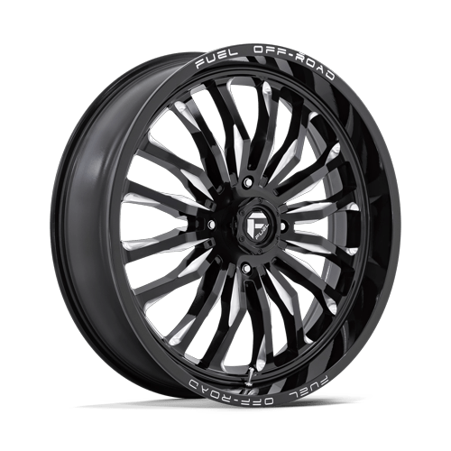 Fuel Off-Road Aluminum Wheels 24X7 Arc Utv D821 Gloss Black Milled
