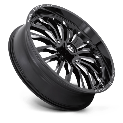 Fuel Off-Road Aluminum Wheels 24X7 Arc Utv D821 Gloss Black Milled