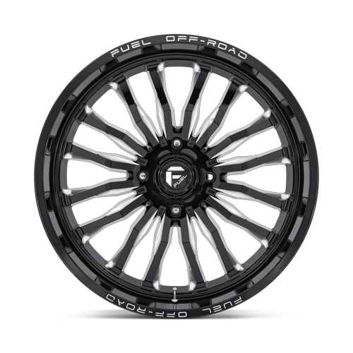 Fuel Off-Road Aluminum Wheels 24X7 Arc Utv D821 Gloss Black Milled
