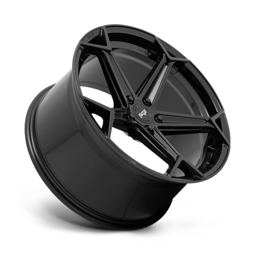 Niche N258 Arrow 20X9 5X114.3 +25MM Gloss Black