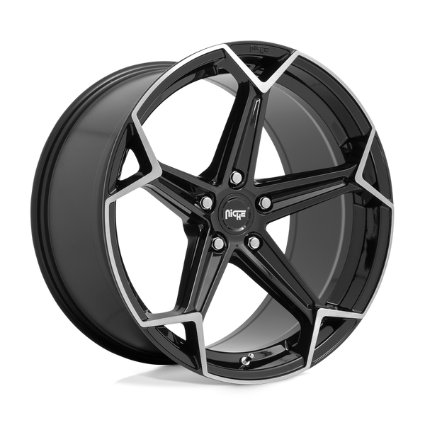 Niche N259 Arrow 20X10.5 5X114.3 +40MM Gloss Black Brushed