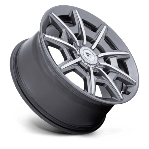 Asanti Black Ab041 Esquire 22X9 5X108/5X114.3/5X114 +38MM Gloss Anthracite Bright Mach