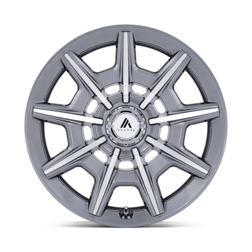 Asanti Black Ab041 Esquire 20X10.5 5X112/5X114.3/5X114 +40MM Gloss Anthracite Bright Mach