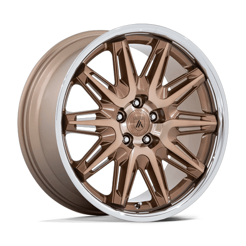 Asanti Black Ab047 Imperator 20X9 5X114.3 +35MM Bronze Machined W/ Ss Lip