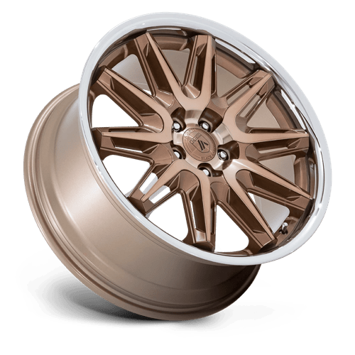 Asanti Black Ab047 Imperator 20X10.5 5X114.3 +40MM Bronze Machined W/ Ss Lip