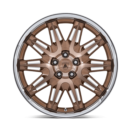 Asanti Black Ab047 Imperator 20X9 5X112 +27MM Bronze Machined W/ Ss Lip