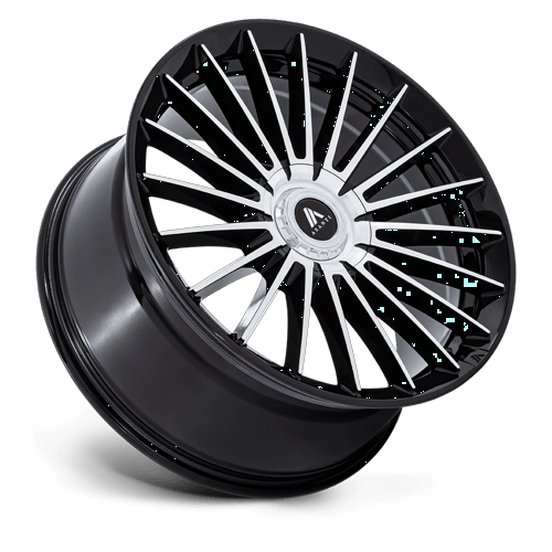 Asanti Black Ab048 Viceroy 22X10.5 BLANK +15MM Gloss Black W/ Machined Face