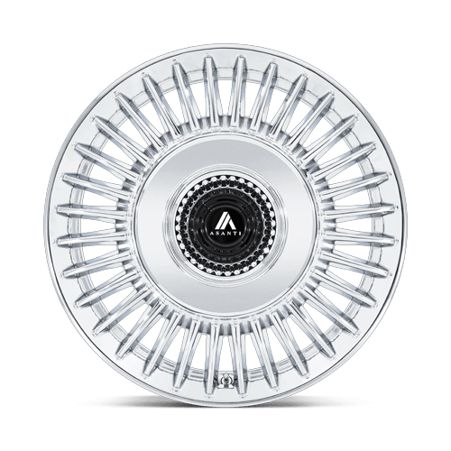 Asanti Black Ab040 Tiara 22X9 BLANK +15MM Chrome