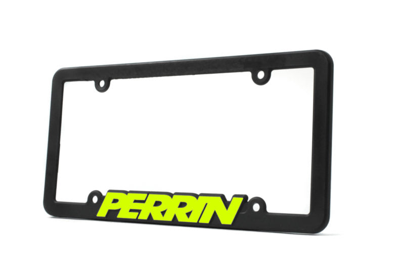 Perrin License Plate Frame w/ Neon Yellow Lettering - ASM-BDY-500NY