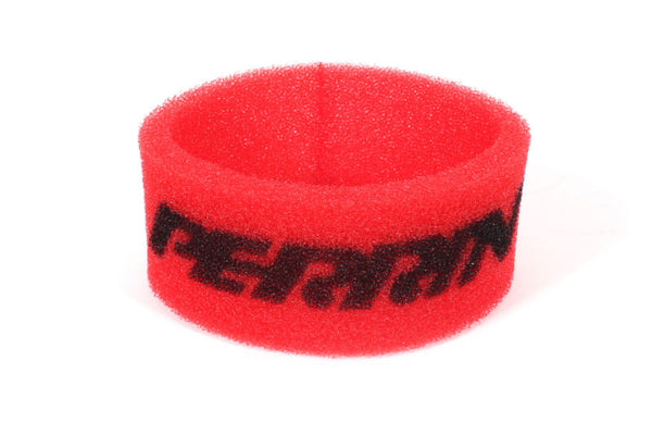 PERRIN Subaru Brake Reservoir Cover - Red - ASM-BRK-200RD for 2008-2025 Subaru WRX - front view