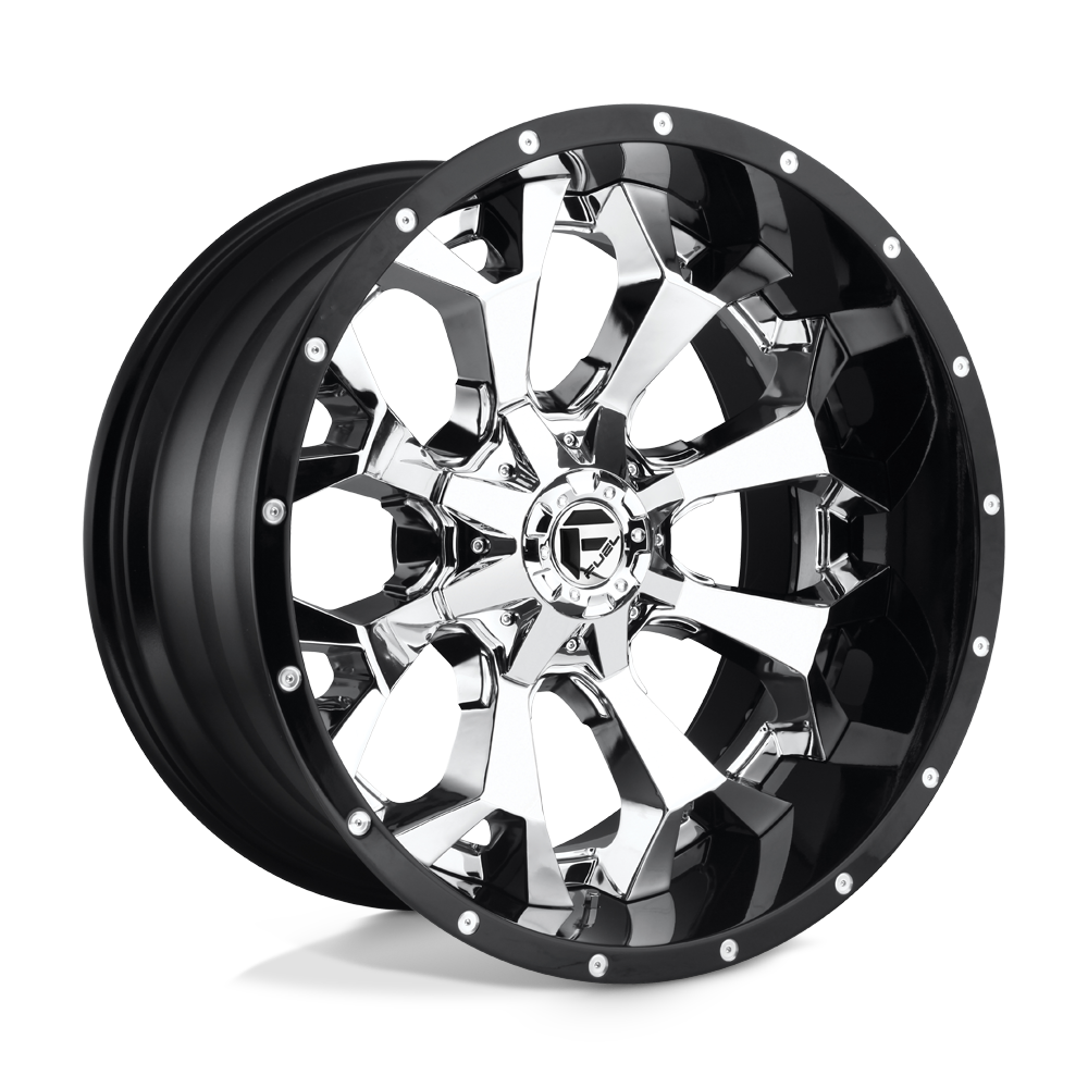 Fuel Off-Road D246 20X12 Chrome W/ Gloss Black Lip 6x135/5.5 -43mm