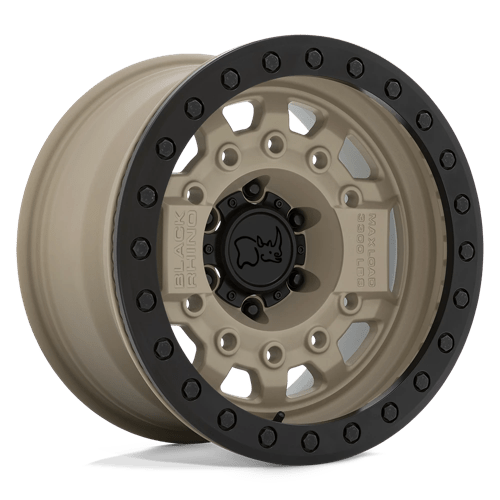 Black Rhino Avenger Beadlock 17X8.5 6X139.7 -30MM Desert Sand W/ Black Hardware