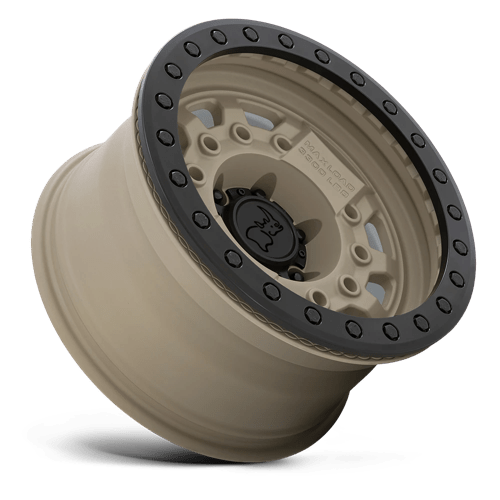 Black Rhino Avenger Beadlock 17X8.5 6X139.7 -30MM Desert Sand W/ Black Hardware