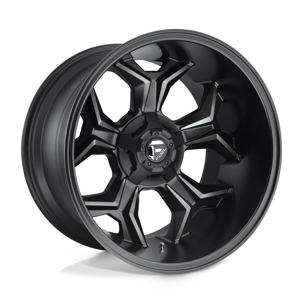 Fuel Off-Road Aluminum Wheels 20X12 Avenger D605 Matte Black Double Dark Tint