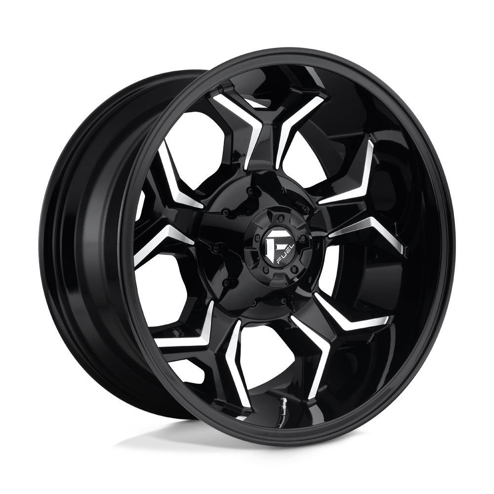 Fuel Off-Road Aluminum Wheels 20X10 Avenger D606 Gloss Black Milled