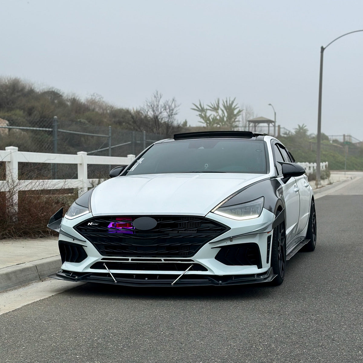 Velossa Tech - 2021-2023 Hyundai Sonata N-Line BIG MOUTH &quot;LIT KIT&quot; Ram Air Intake Snorkel