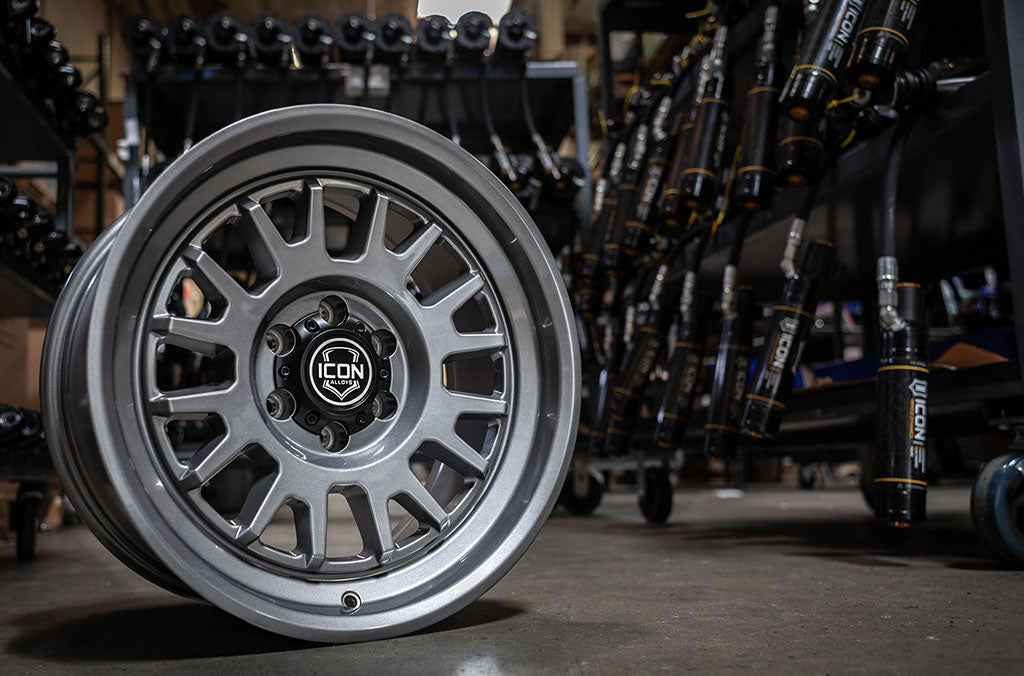 ICON Anza 17x8.5 / 6x5.5 / 25mm Offset / 5.75in BS - Gun Metal Wheel - 8217859057GM