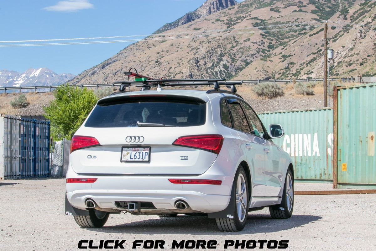 2009 Audi Q5 FT. Rokblokz Mud Flaps in Black