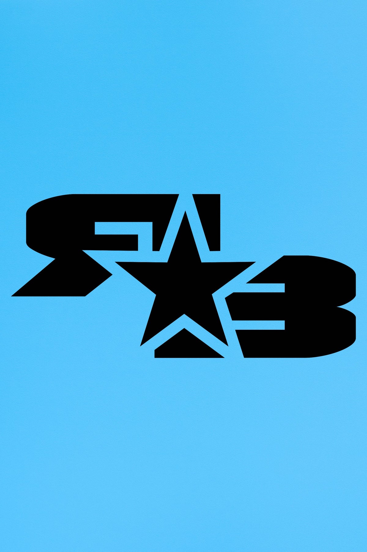 BRIGHT BLUE / BLACK LOGO